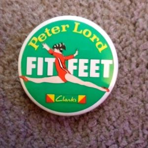 Clarks pin, collectible